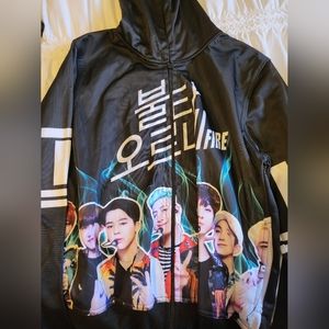 BTS Zip Up Hoodie OT7